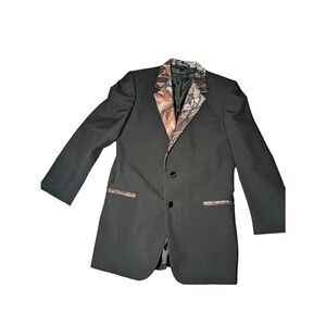Stephen Geoffrey  boys camo tuxedo jacket